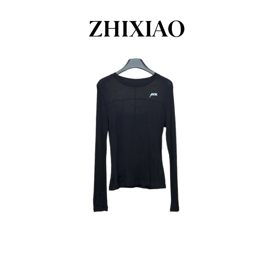 【ZHIXIAO】春季新款：极简长袖上衣91383
