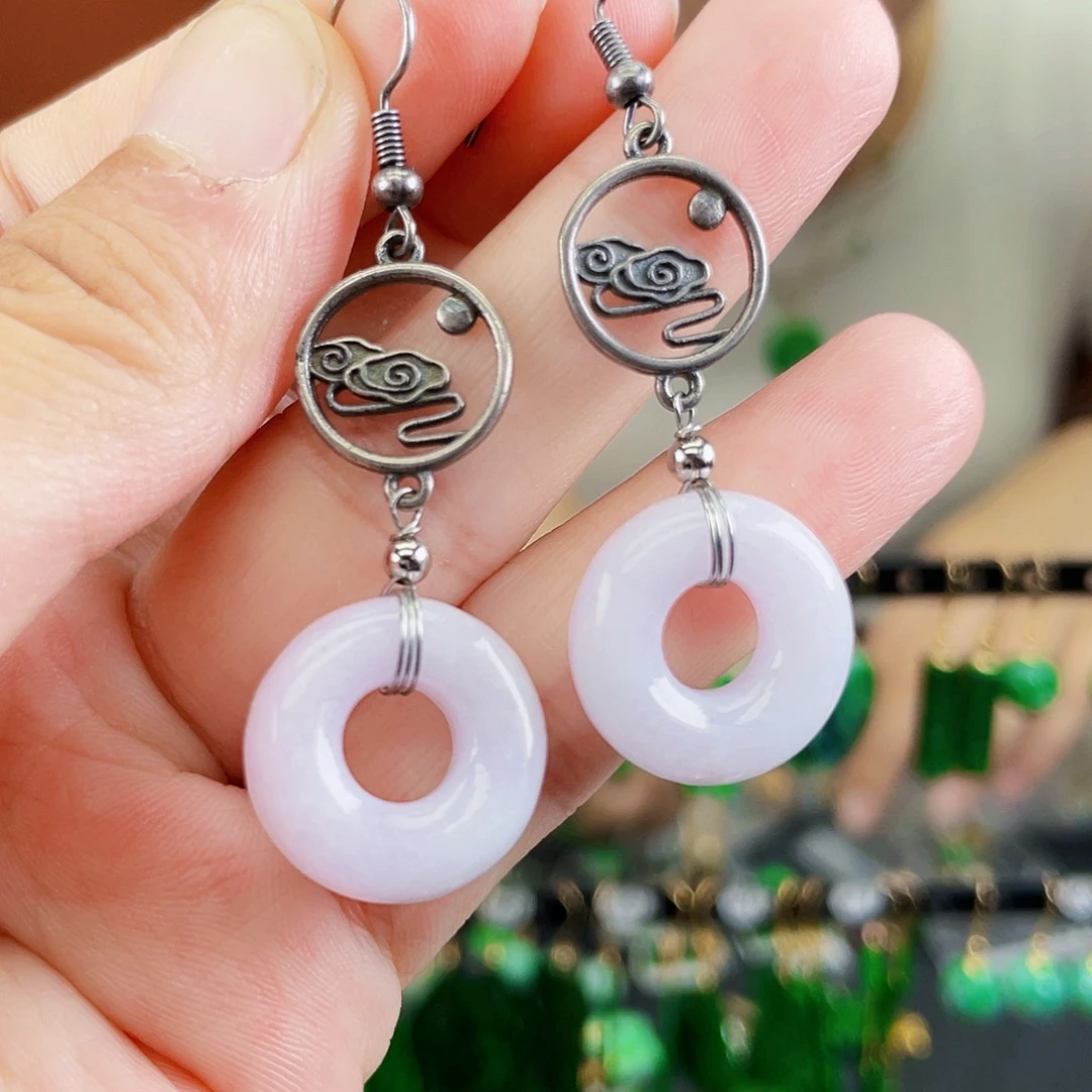 未镶嵌翡翠耳饰饰品