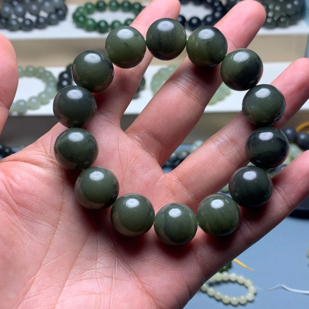 和田玉未镶嵌手链