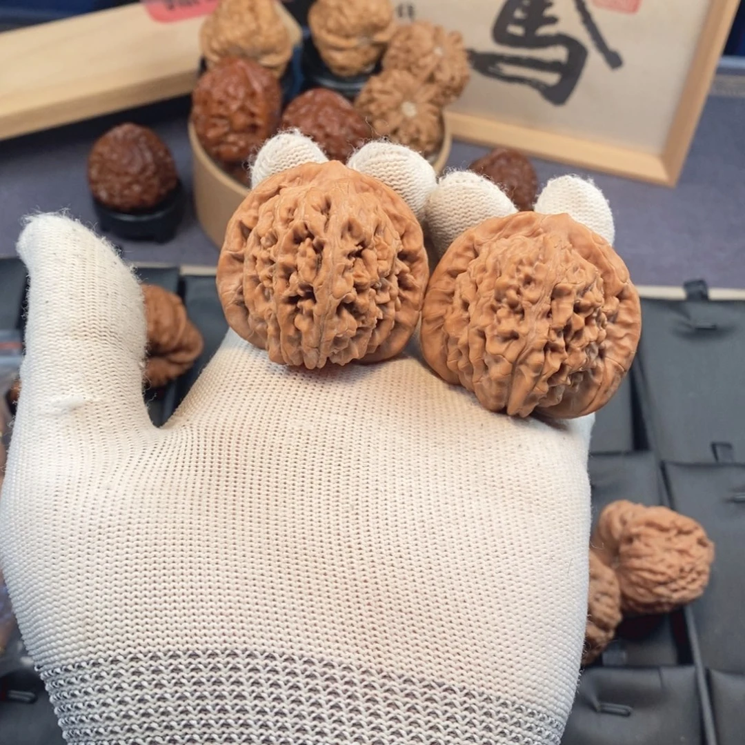 文玩核桃把件44尺挂月峰四座楼s441