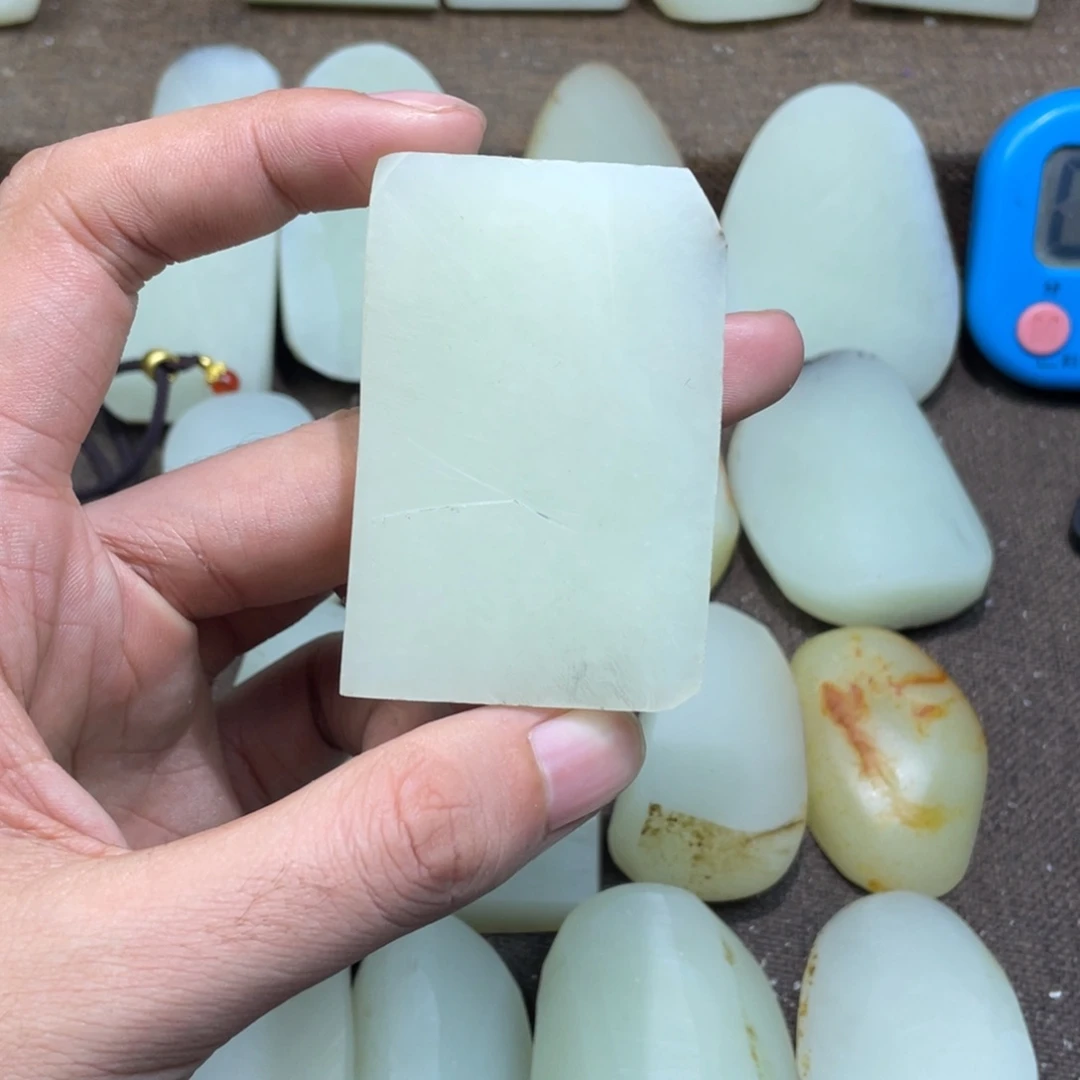 李***定制和田玉未镶嵌挂件