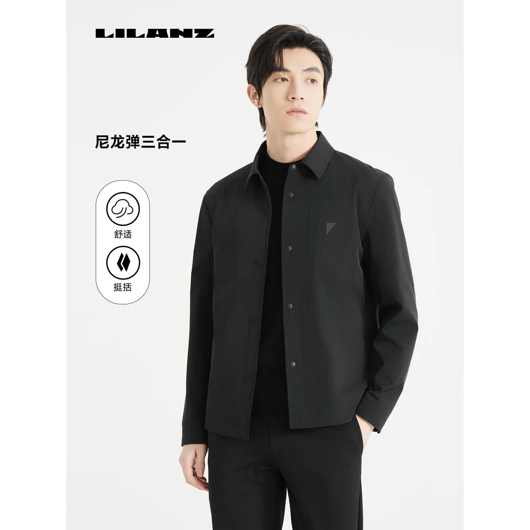 【尼龙三合一】利郎总部高端款风衣挺阔丝滑休闲商务百搭24 QFY 903