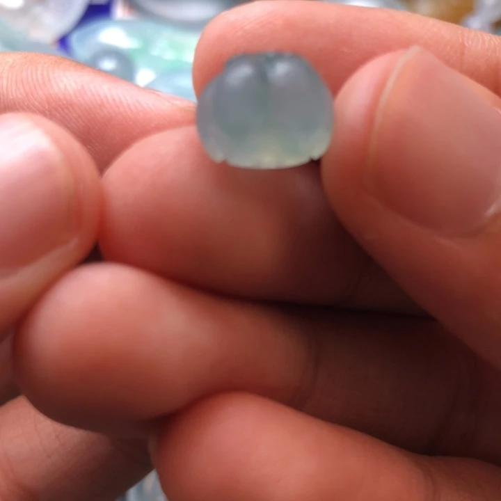 定制翡翠未镶嵌阿****财挂件