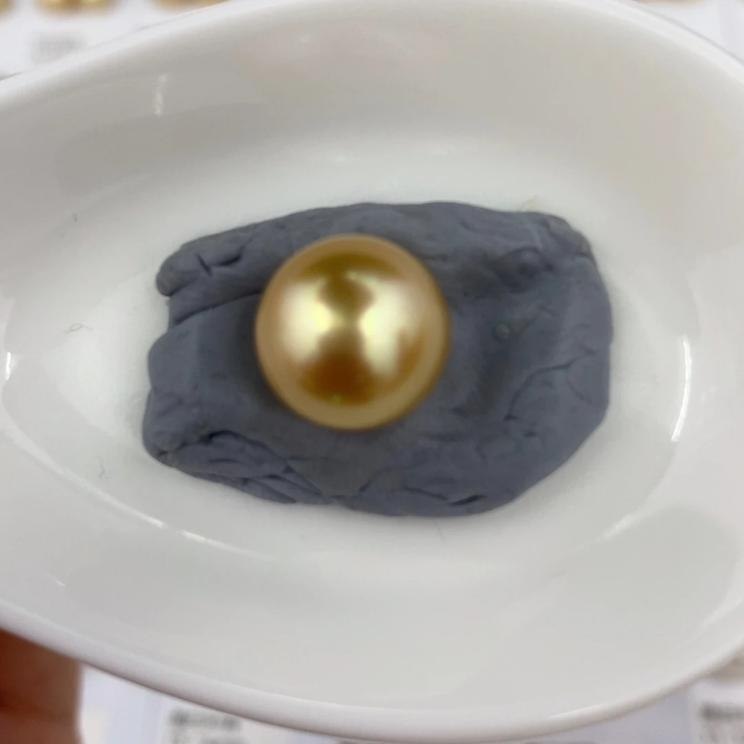 未镶嵌海水珍珠裸珠11-12mm南洋金珠379