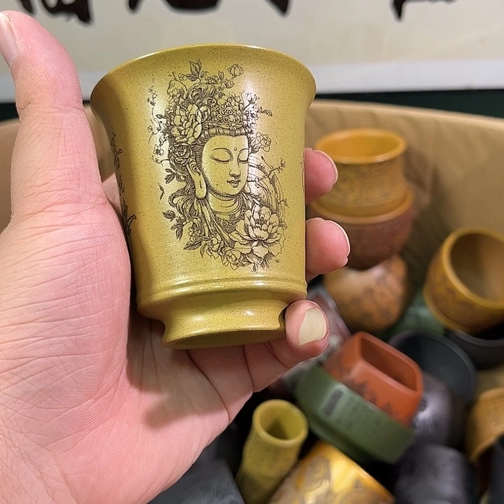 茶杯紫砂全手工紫砂主人杯