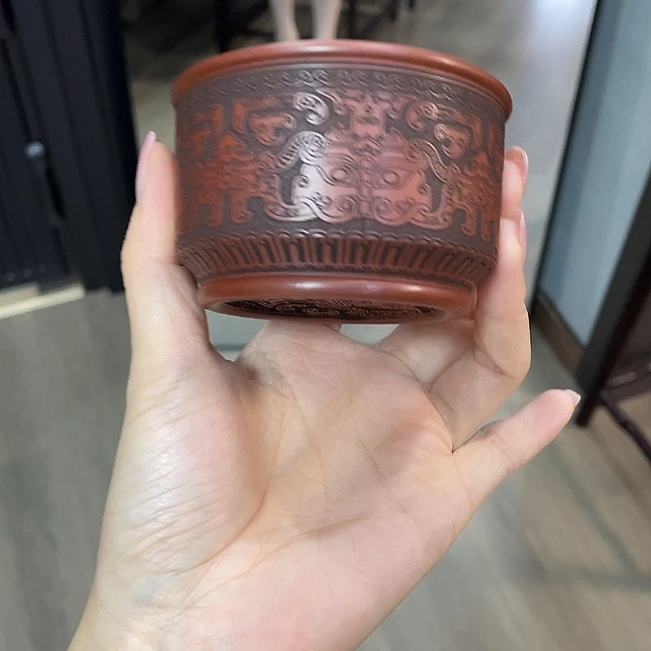 茶壶紫砂全手工打造