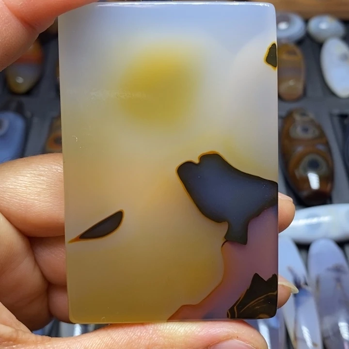 未镶嵌玛瑙/玉髓珠宝奇石