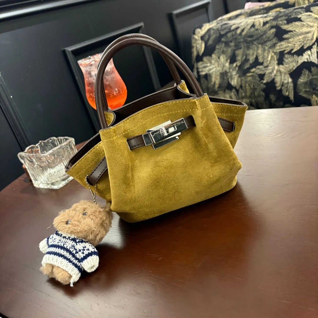 菜篮子包小众斜挎包休闲百搭手提包高级感女包2025新款韩版秋冬