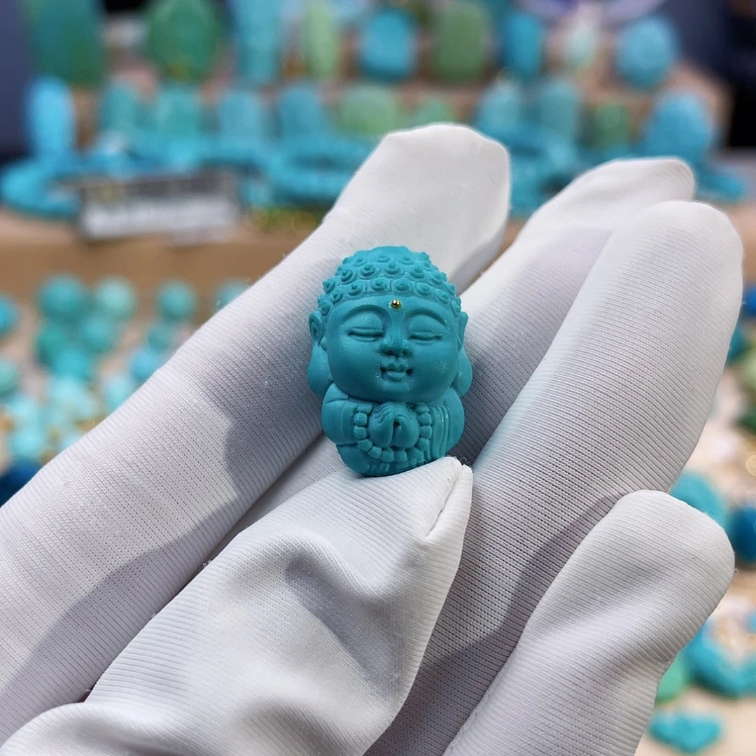 绿松石珠宝奇石未镶嵌