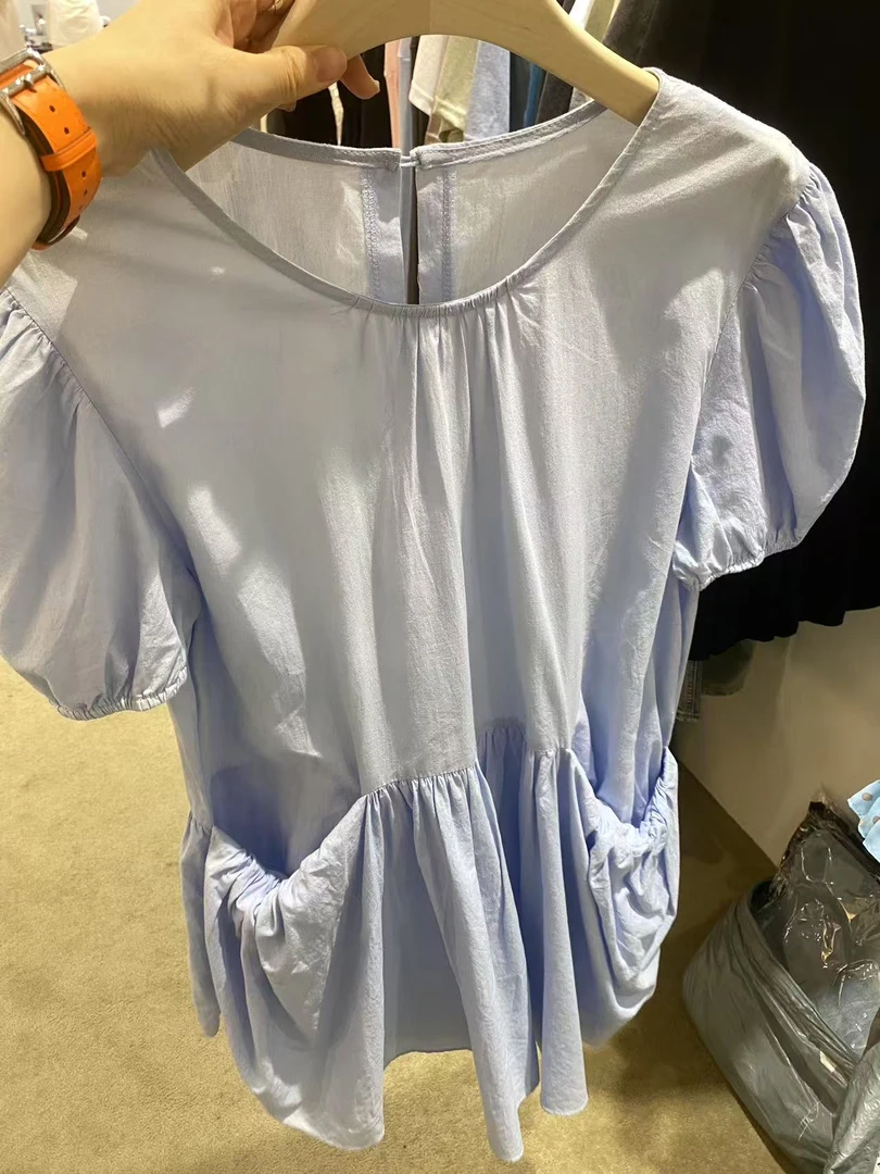 韩国东大门正品女装时尚娃娃衫T恤071410（NO退NO换）