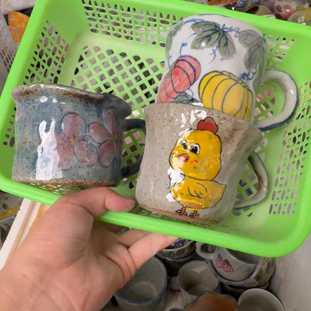 釉下彩瑕疵处理慎拍184