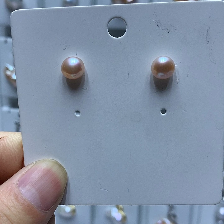 银S925镶嵌巴洛克淡水珍珠