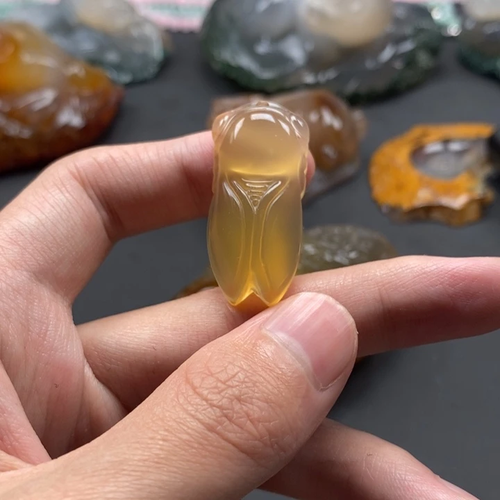 玛瑙/玉髓未镶嵌颈饰玛瑙