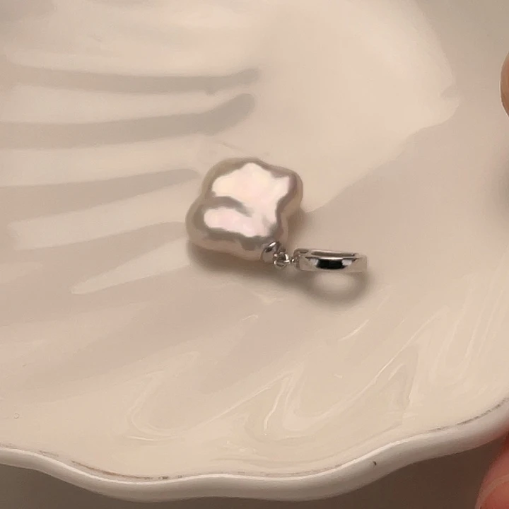 淡水珍珠颈饰银S925镶嵌?****e