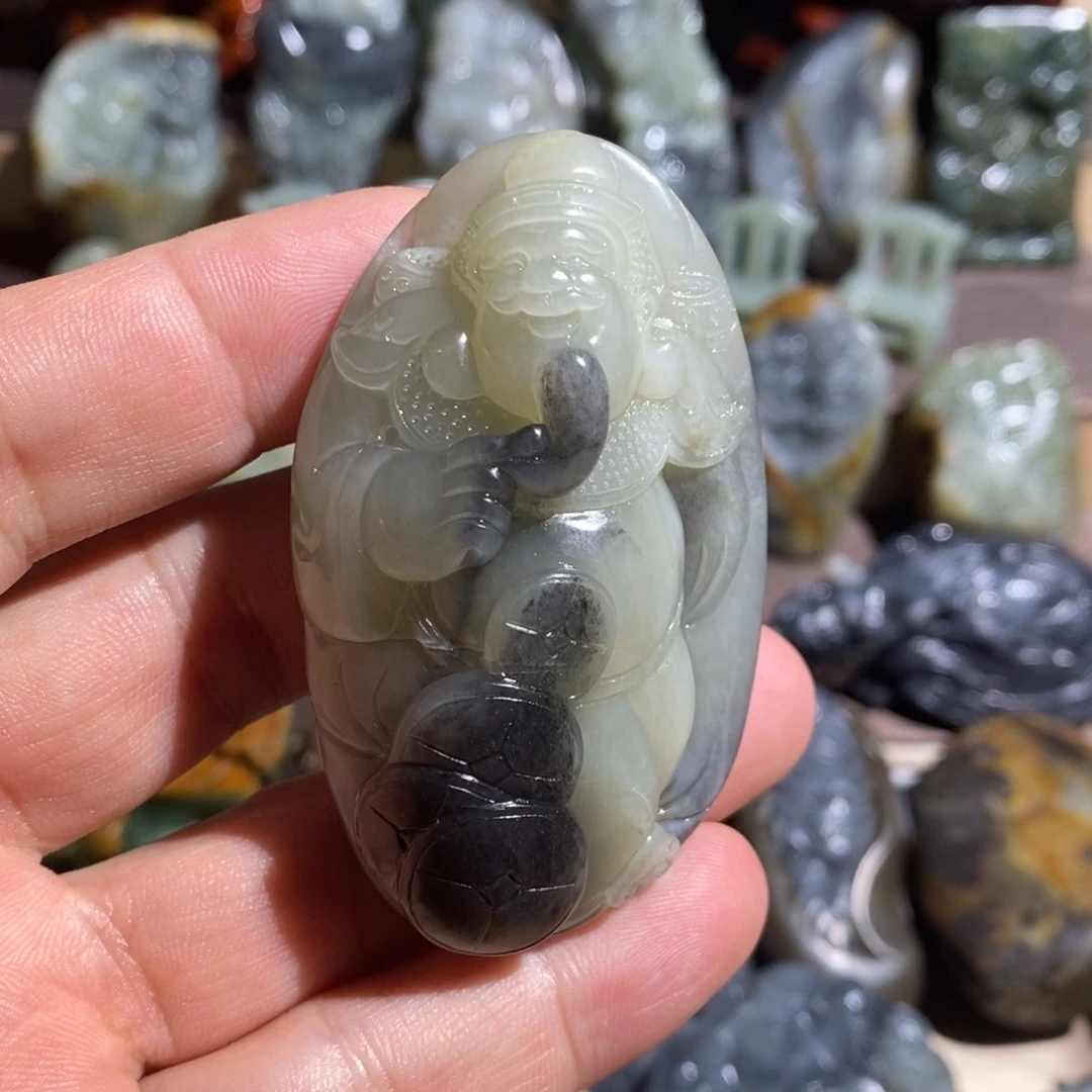 和田玉把件未镶嵌火*哥