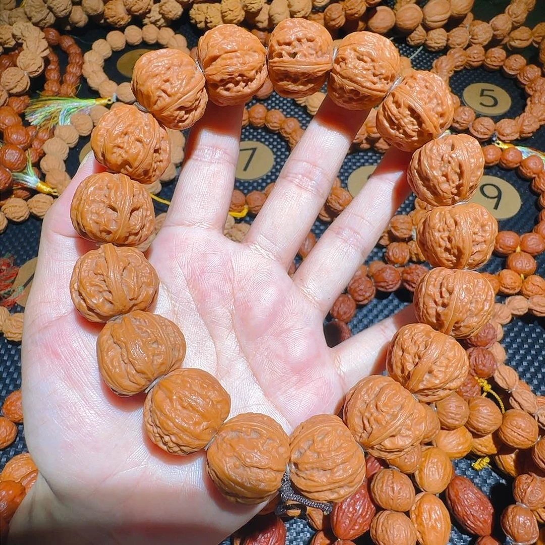 文玩核桃吊坠京八棱手持