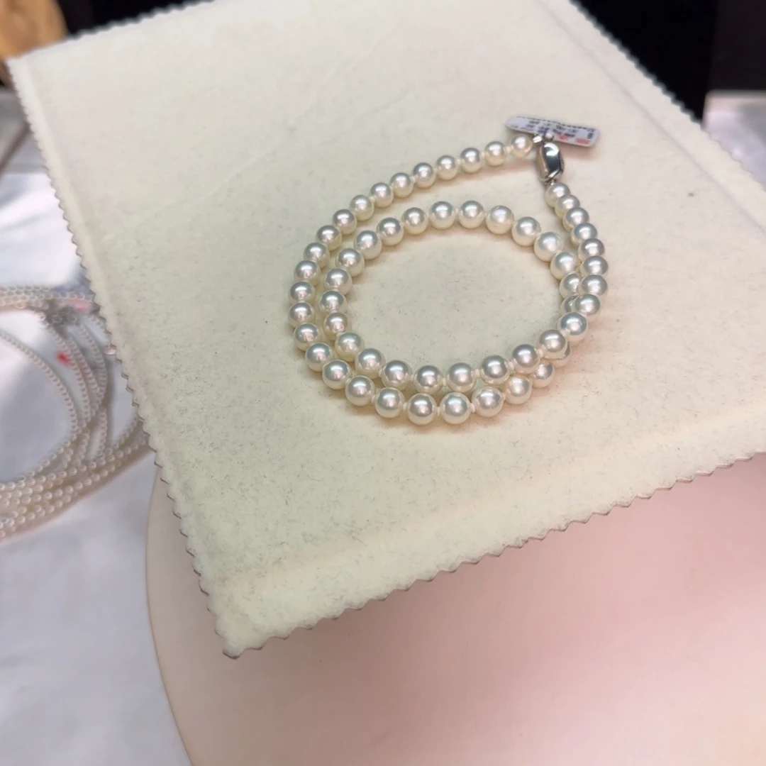 【闪购商品】淡水珍珠项链银S925镶嵌