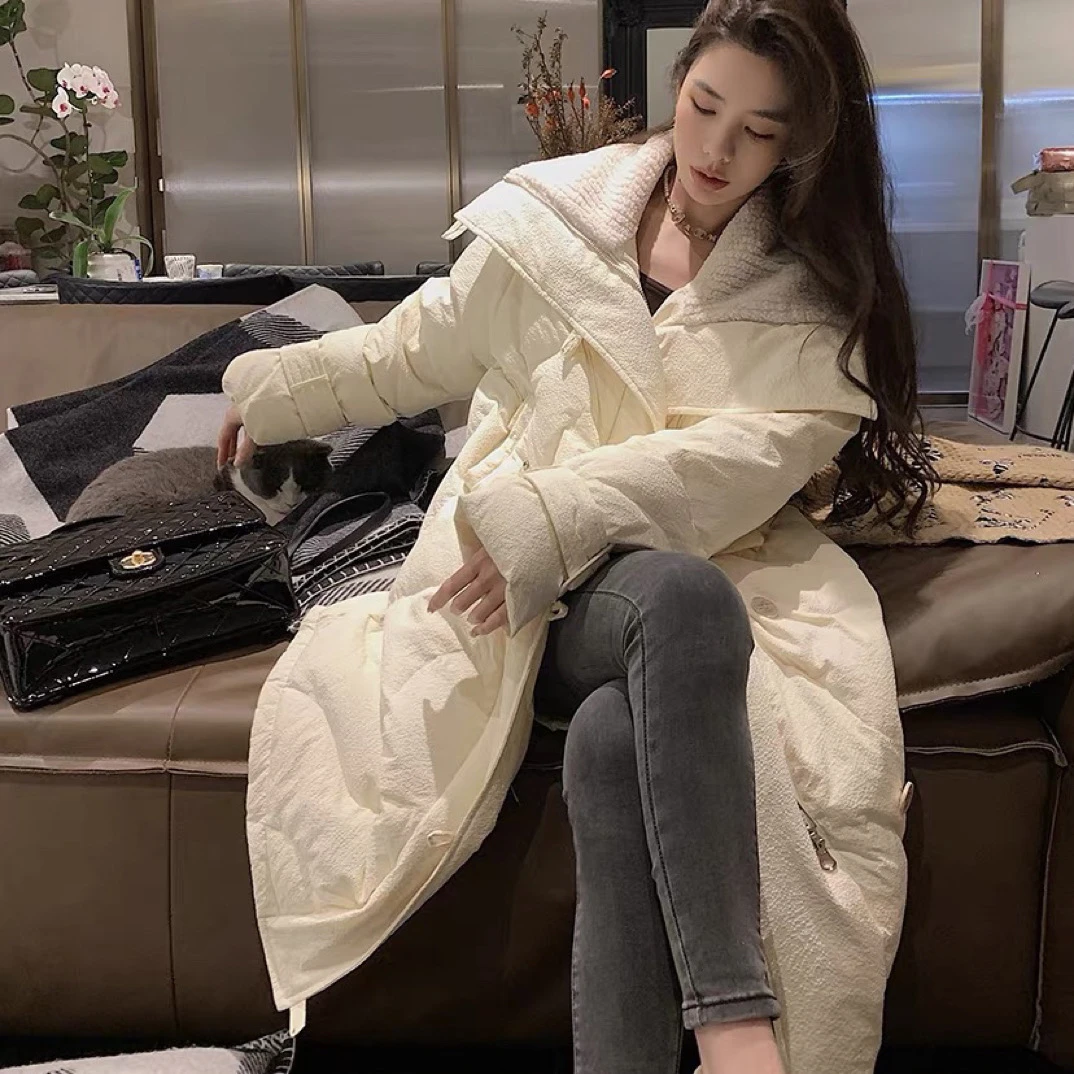 100g以下（不含）宽松型长款休闲女装加绒网红