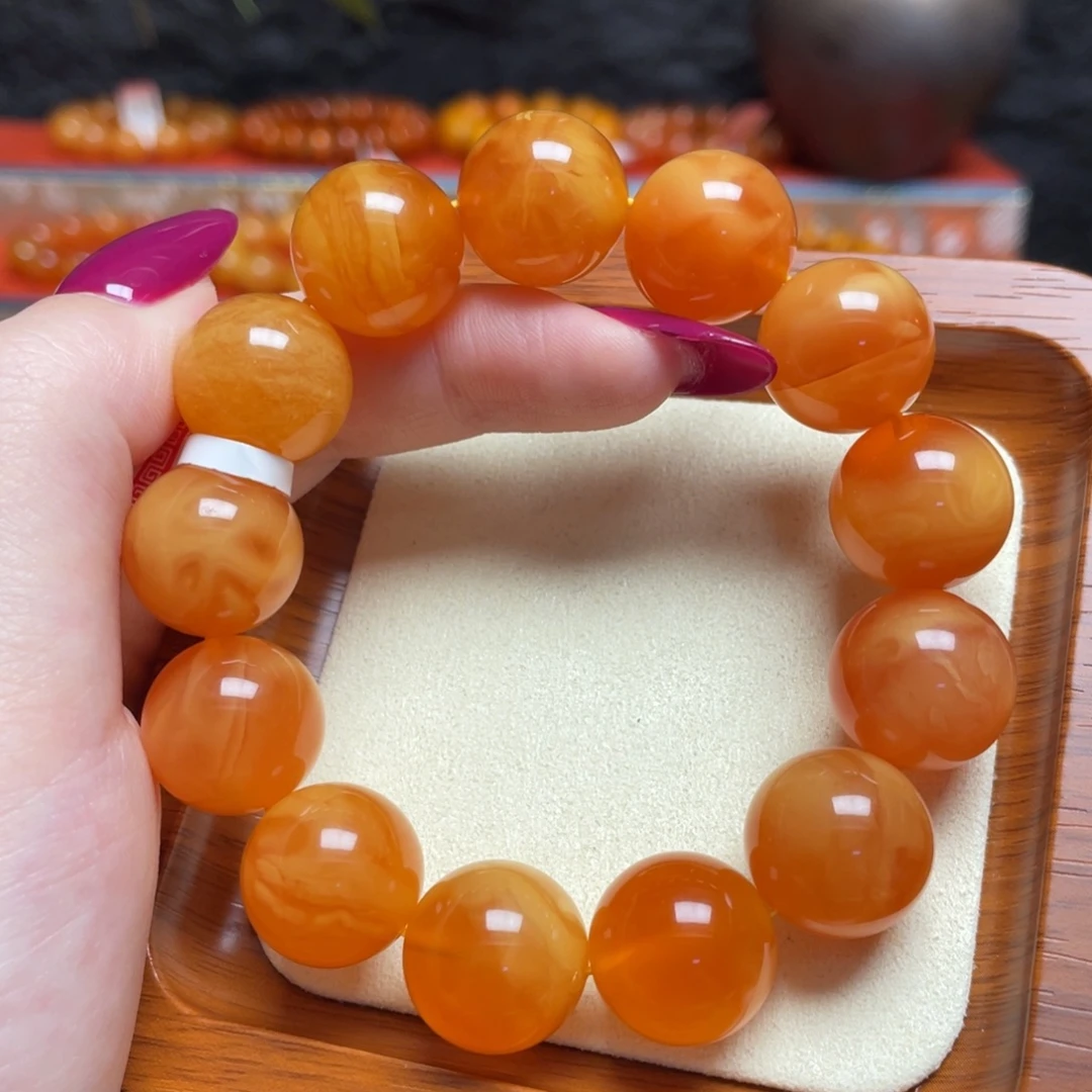 手链蜜蜡未镶嵌手串