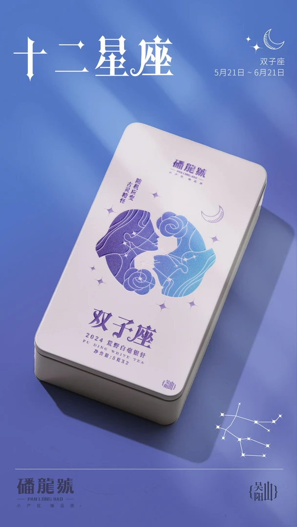 磻龙号【双子座2024年吴阳山荒野白毫银针】10克 品鉴装福鼎白茶叶