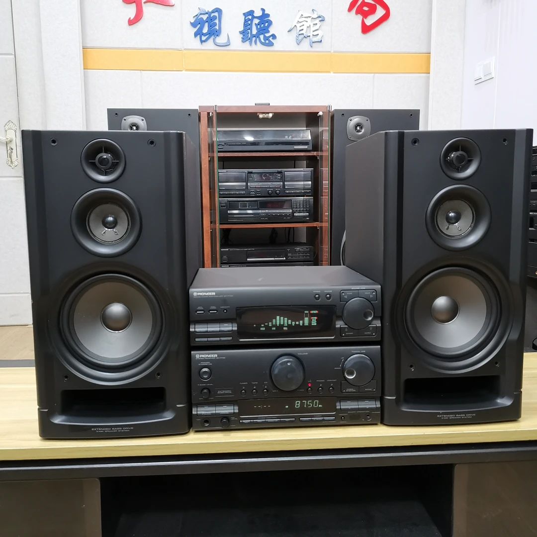 9新 pioneer/先锋 P720组合音响4件套，只能外接，8新不包邮不退换