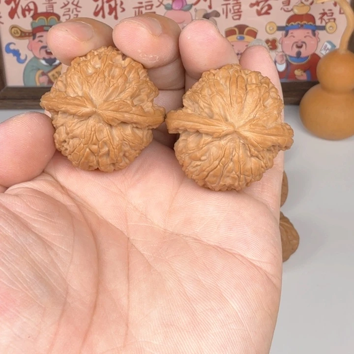 手串文玩核桃白狮子38/37/32
