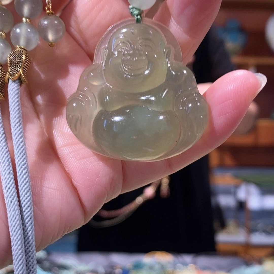 未镶嵌岫玉毛衣链