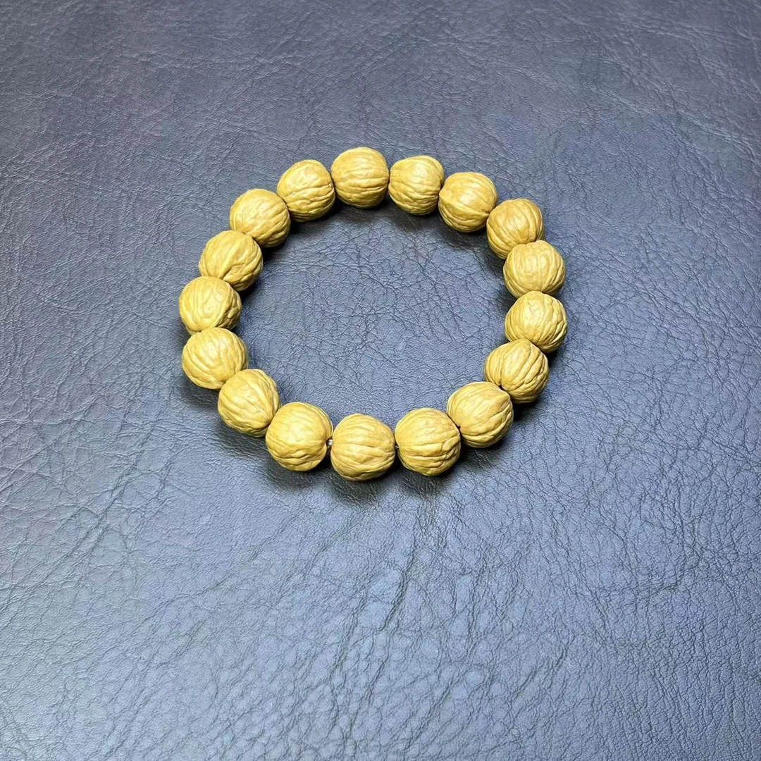 【斑鸠文玩】小凤羽猴头手串12-14mm