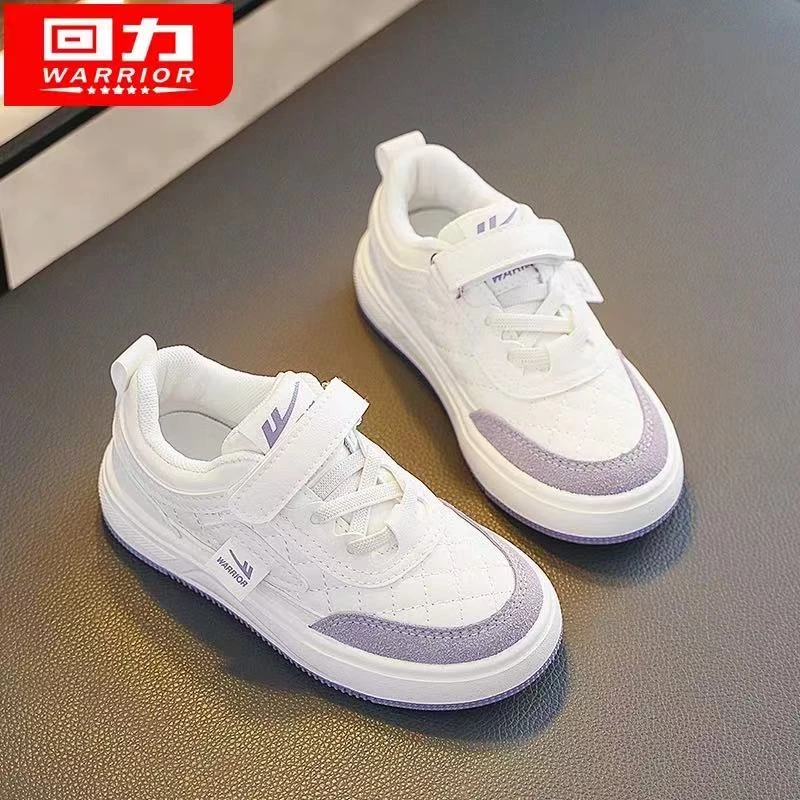 Warrior/回力1405春秋款男童休闲鞋女童时尚软底鞋学生鞋板鞋C