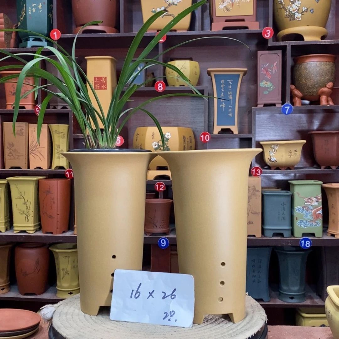 紫砂艺术紫砂花盆