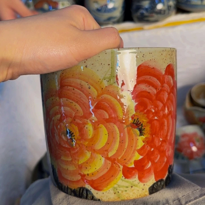 瓷片景德镇陶瓷手工手绘