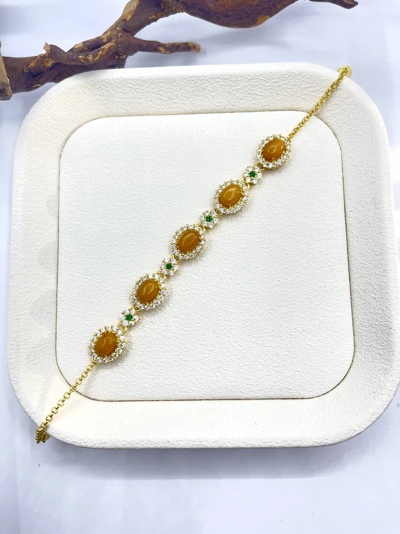 非金属珐琅手链 黄钻绮梦