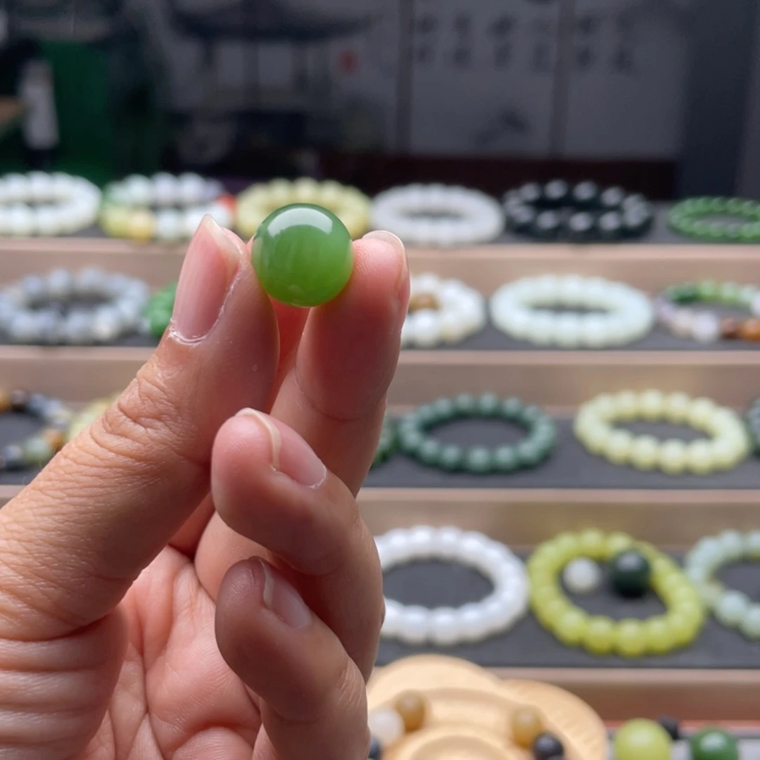 手链未镶嵌和田玉12.3碧玉