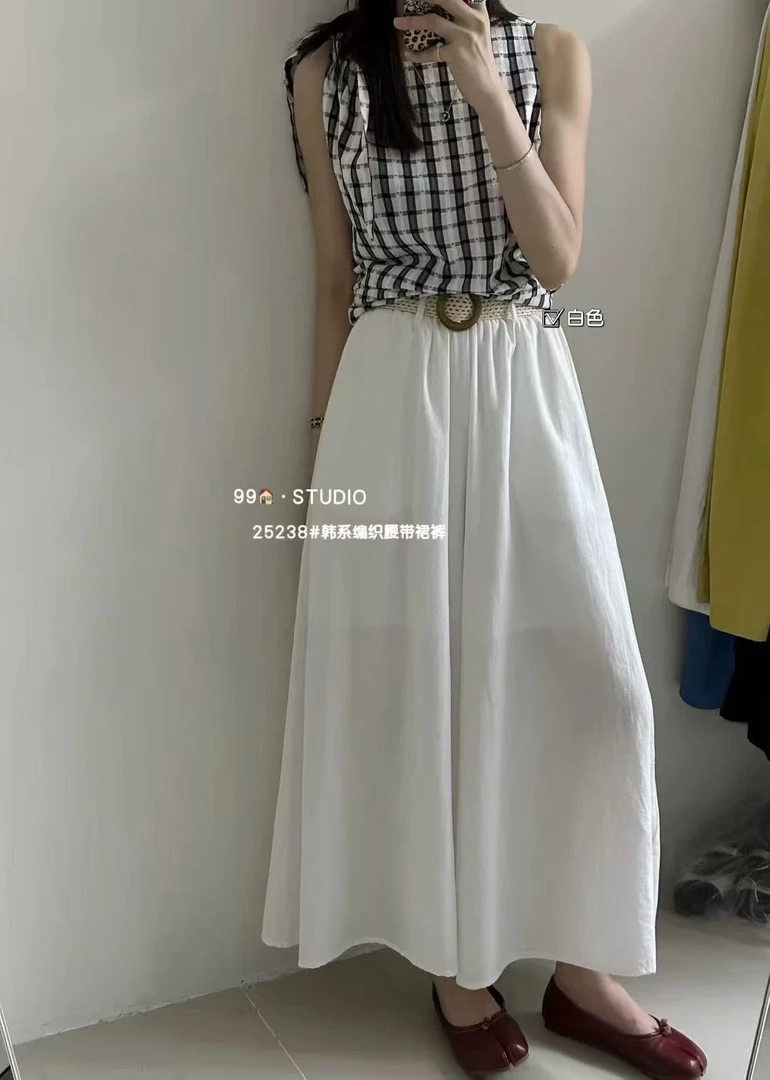 2025新款韩版休闲阔腿裙裤【08】
