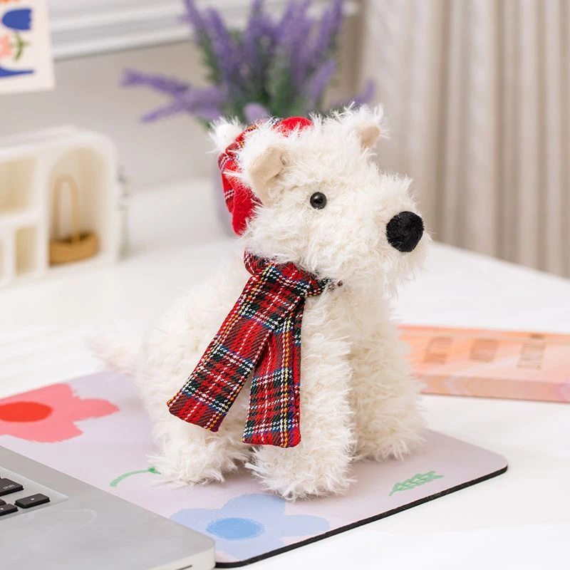 【活动中】网红JC同款平替娃娃毛绒玩具西高地小狗玩偶狗狗毛绒玩具