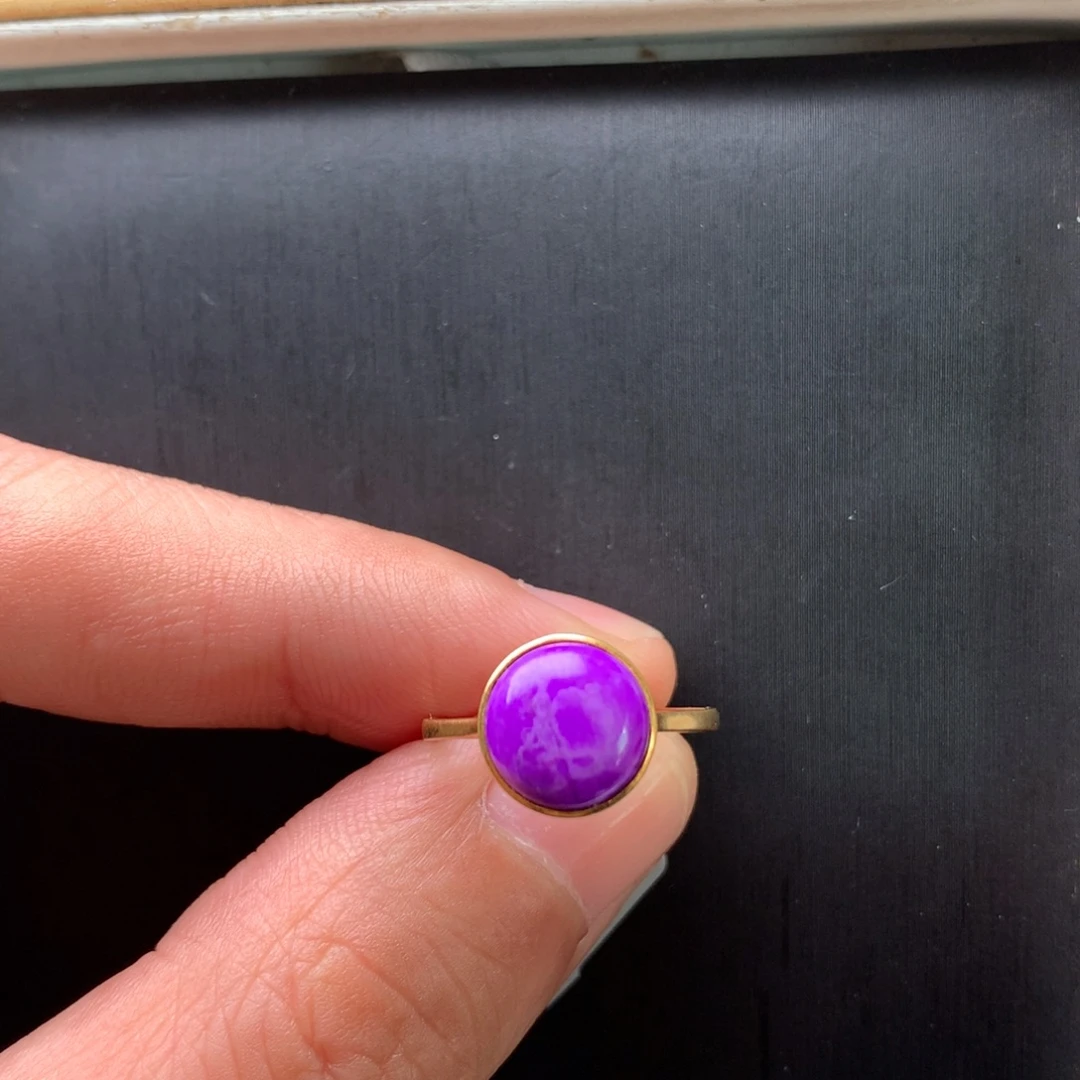 苏纪石（舒俱来）18K金镶嵌戒指