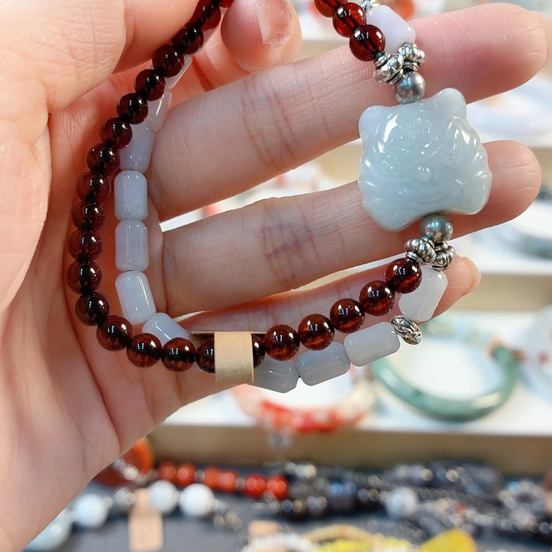 翡翠未镶嵌手链手串