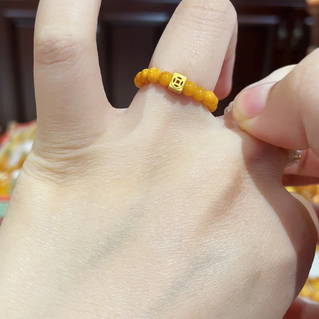 蜜蜡未镶嵌手链手串