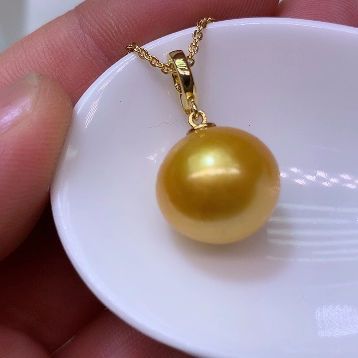银S925镶嵌耳饰淡水珍珠