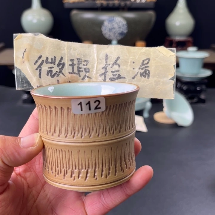 瓷片汝瓷一件112号微瑕捡漏