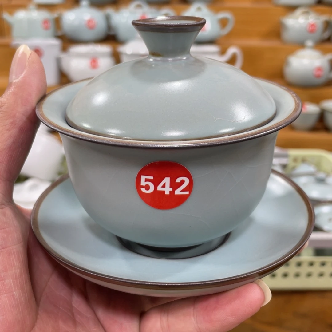 微瑕陶瓷茶壶茶杯家用