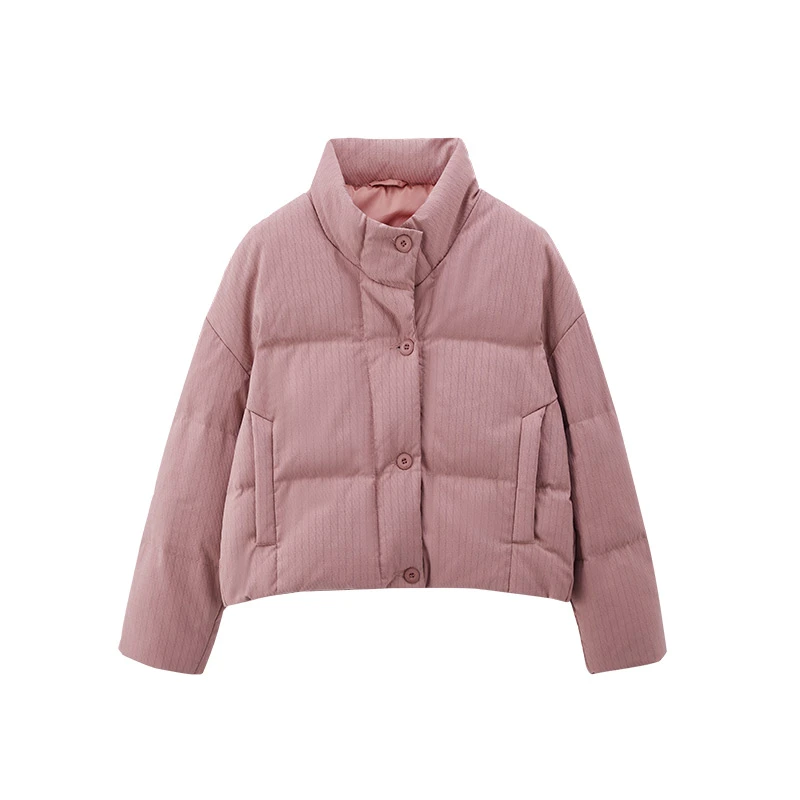 2024羽绒服女短新款保暖简约休闲宽松韩版外套6688