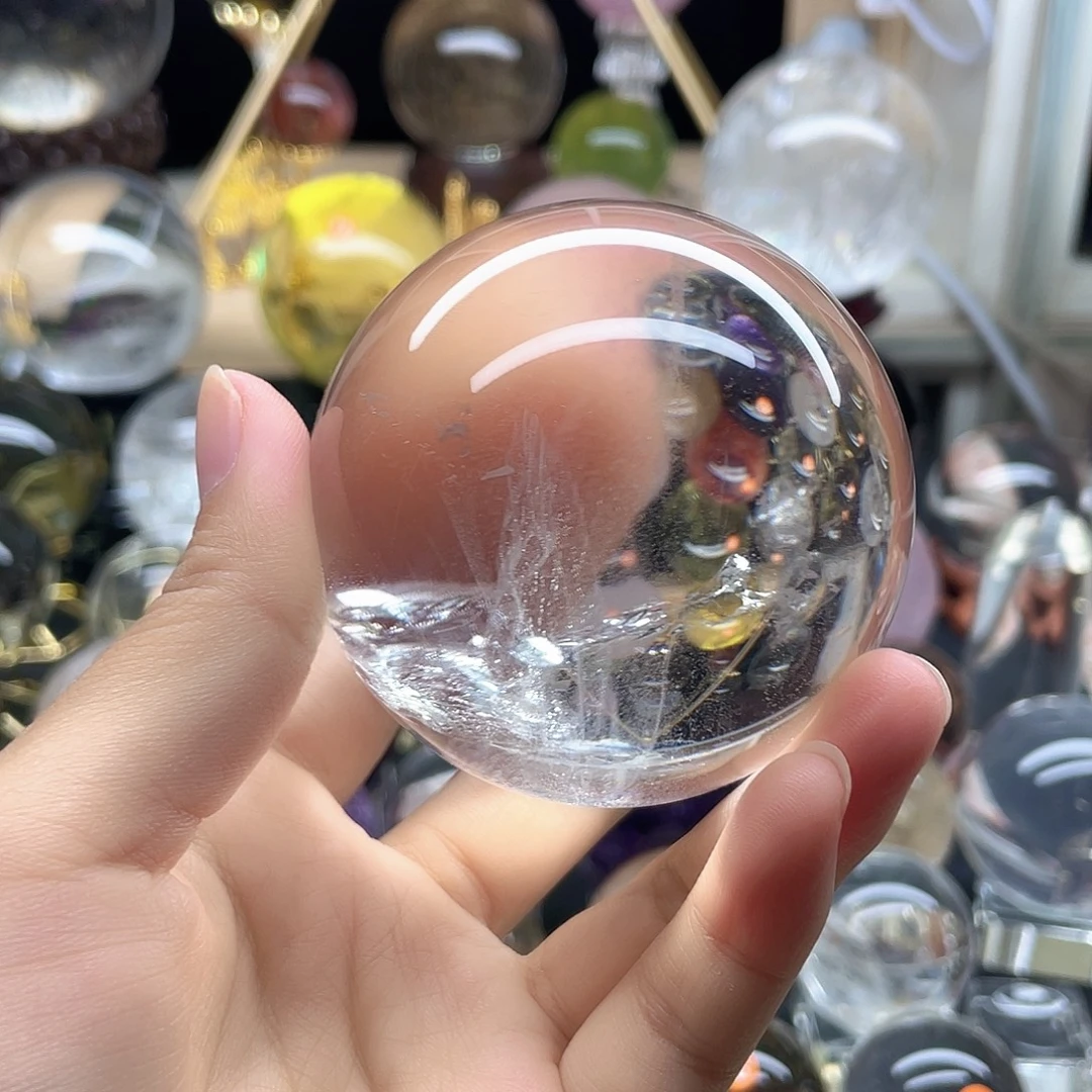 陌***子未镶嵌珠宝半成品水晶白水晶67A728