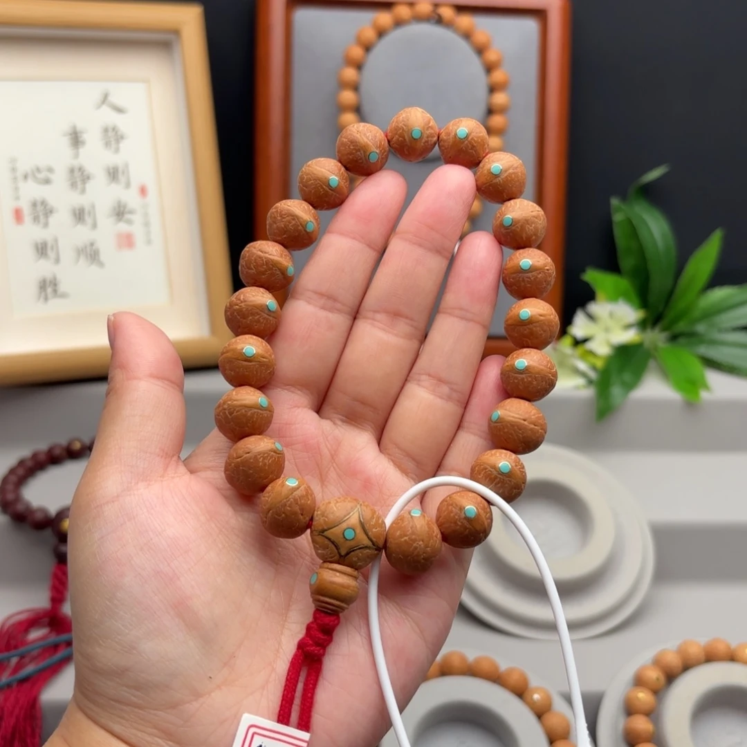手串凤眼菩提13.5左右镶嵌手串