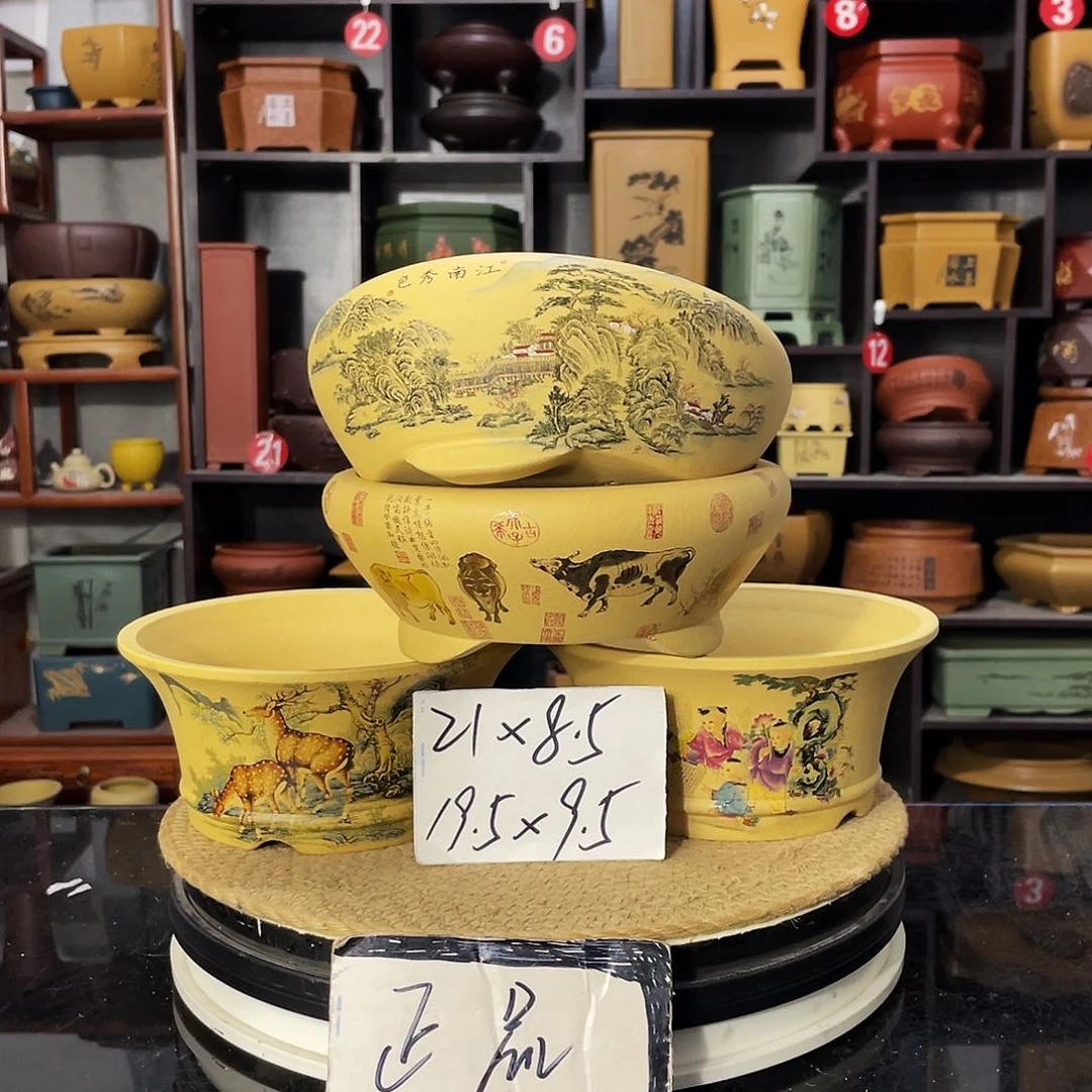 D-盆尚好紫砂花盆