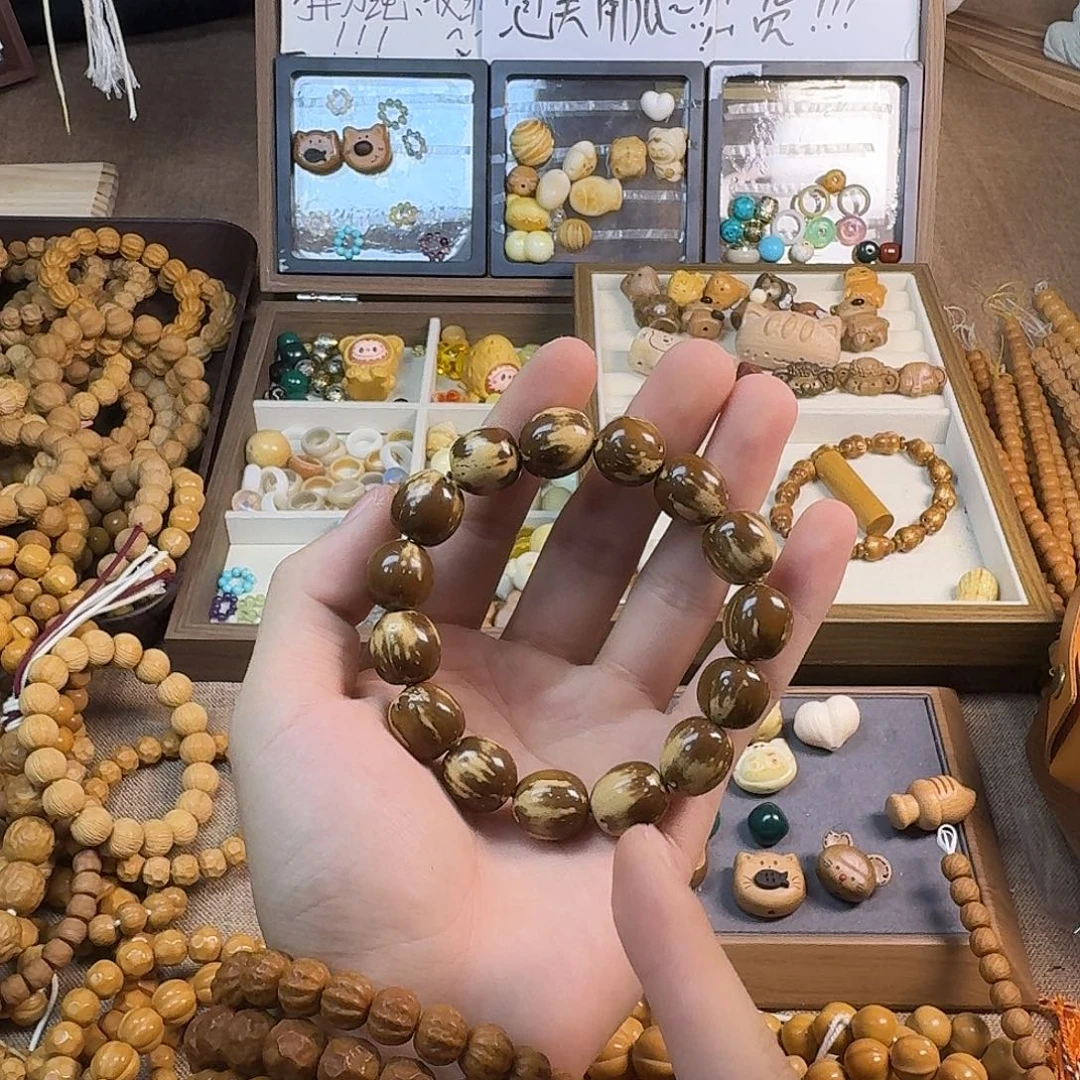 A***ღ猴头核桃吊坠全品鼠桶珠