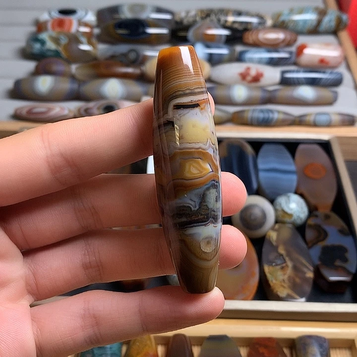 玛瑙/玉髓合金颈饰