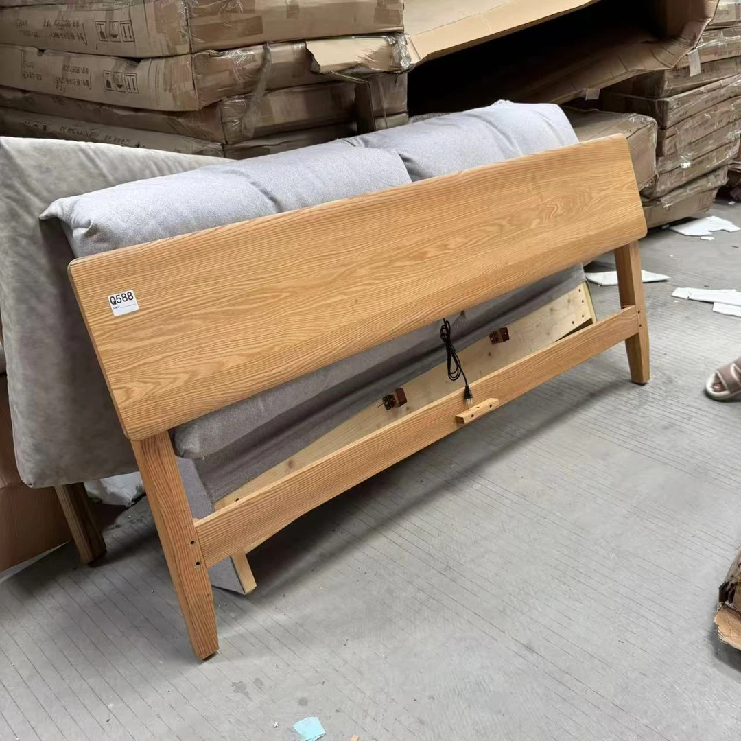 Q588（单床头）#实木床头191CM外宽【不包安装】库存尾货（一楼）2201