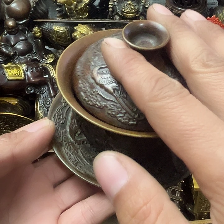 顺顺利利，铜器摆件