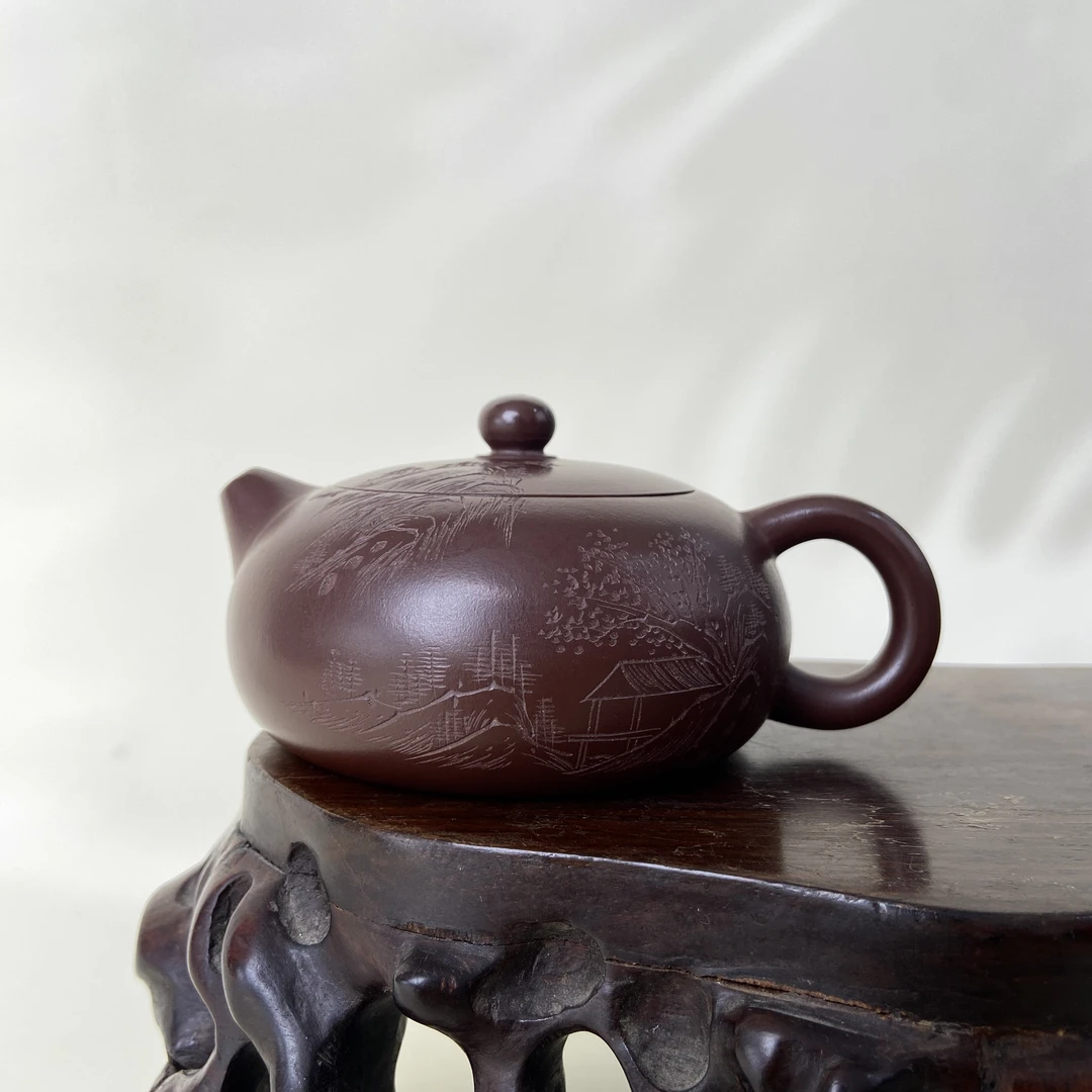 宜兴手工紫砂陶 （实力派1）茶壶GS4180-23